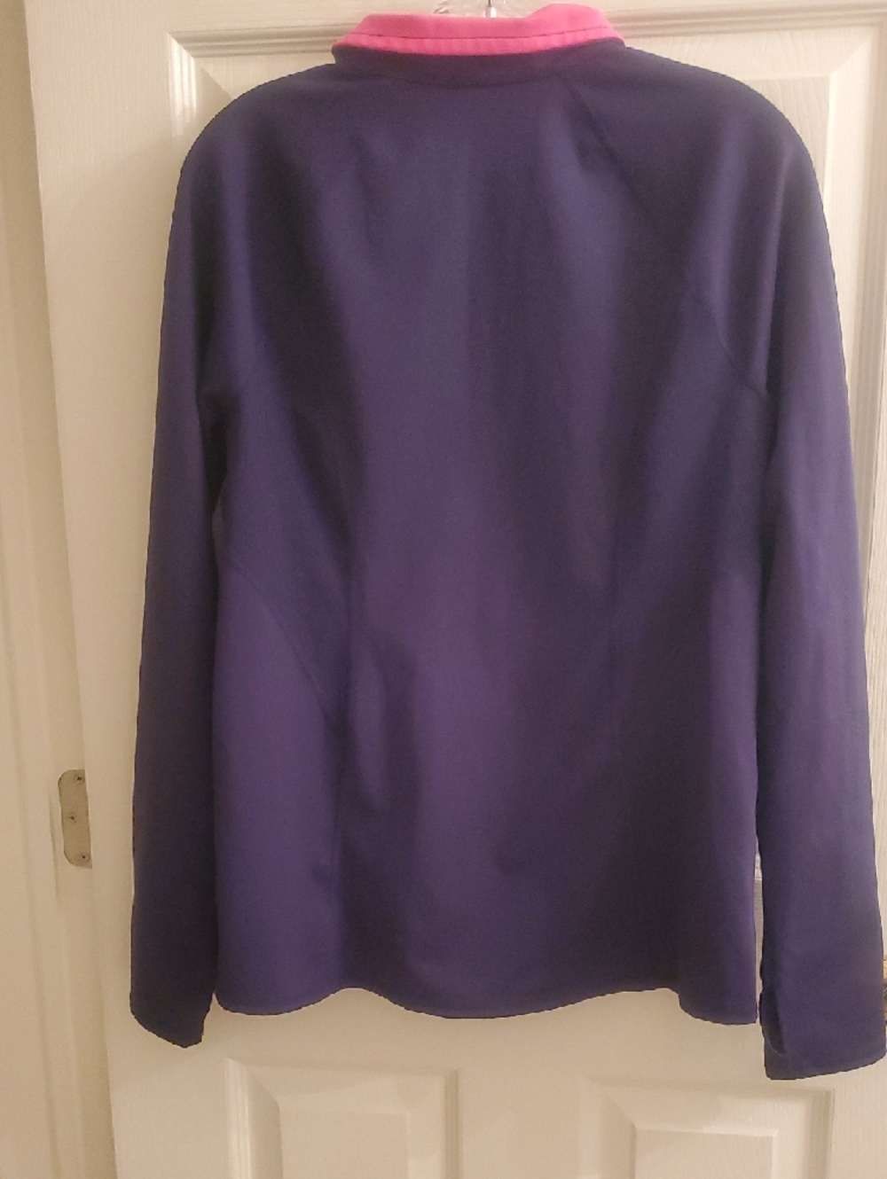 Lilly Pulitzer Luxletic Tennison Jacket UPF 50 True Navy Blue Full Zip Large - Picture 4 of 4